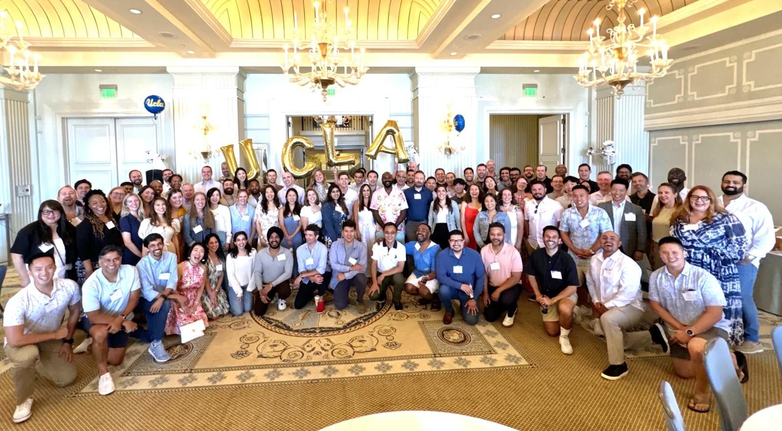 UCLA Anderson Class of 2026 gathered before the program began