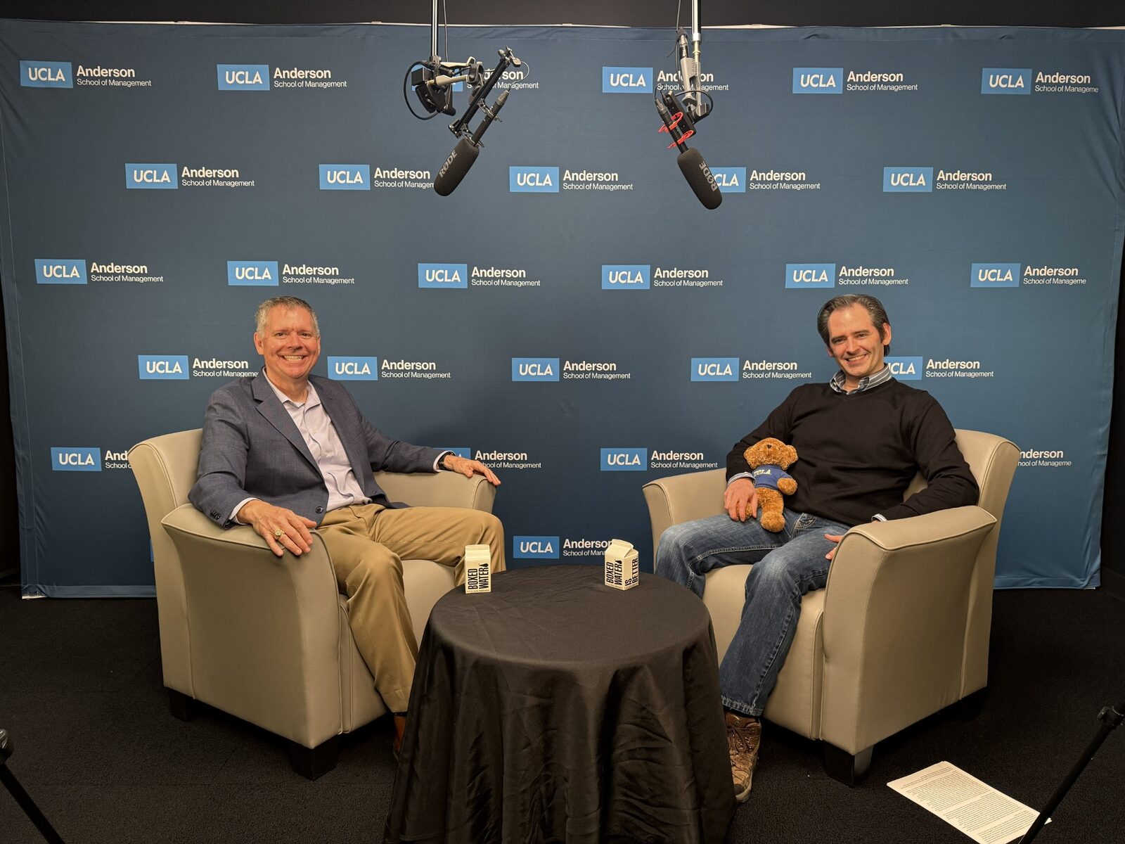A Drive Time conversation in the UCLA Anderson studio