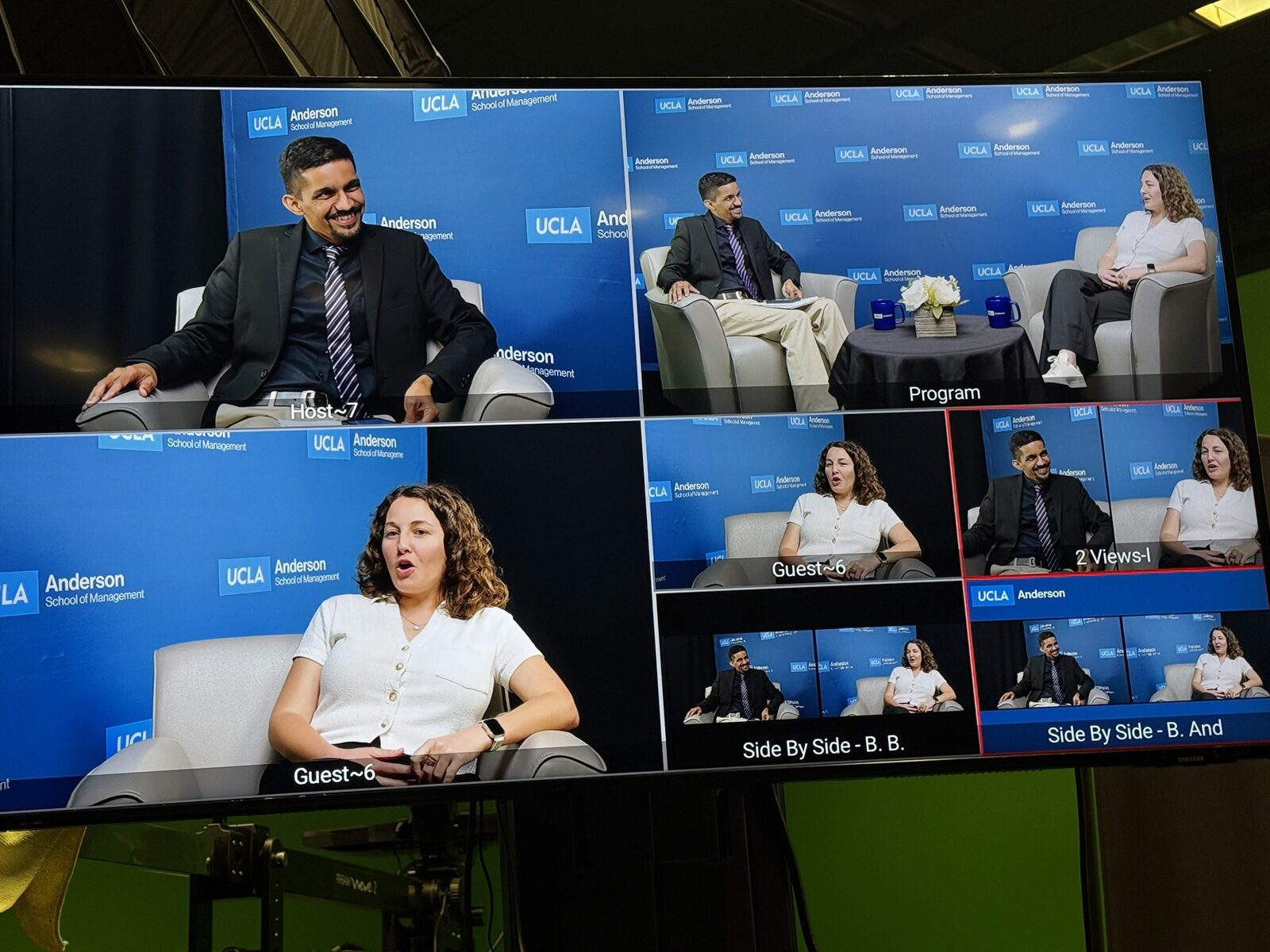 Multiple production views during a Celebrate 2026 recording